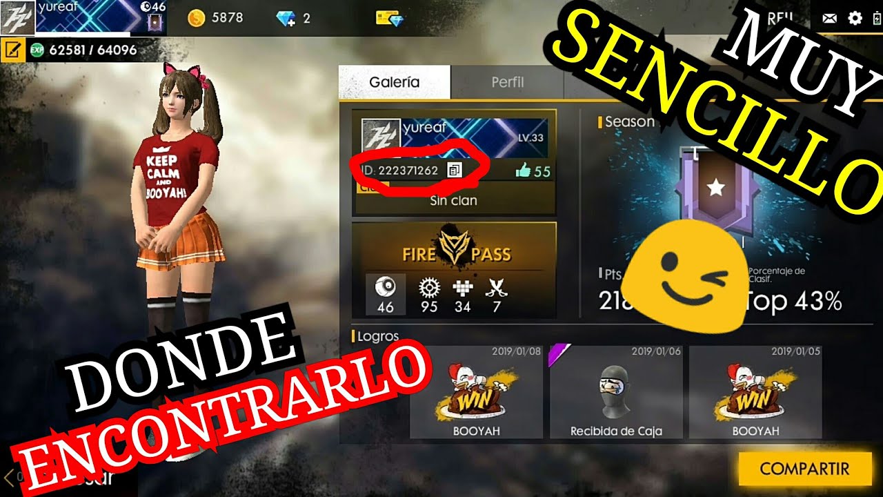 Guía completa Qué es el ID en Free Fire y cómo encontrar el tuyo